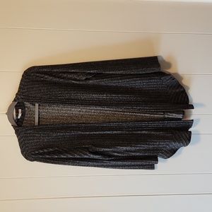 Maurices Open Sweater with Ruffle Hem size Large